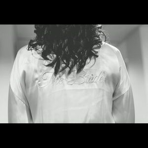 Silk “The Bride” robe from Nordstrom- for wedding